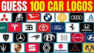Thumbnail: Guess the Car Brand Logo in 3 Seconds! 🚗 | 100 Car Logos Quiz for Kids