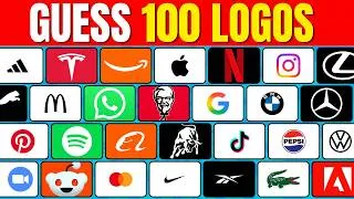 Thumbnail: Guess the Logo in 3 Seconds! 🔍 | 100 Logos Quiz for Kids | Easy, Medium, Hard & Impossible Levels