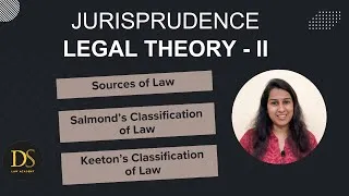 Thumbnail: SOURCES OF LAW IN JURISPRUDENCE | SALMOND CLASSIFICATION | JURISPRUDENCE | LEGAL THEORY |LAW CLASSES