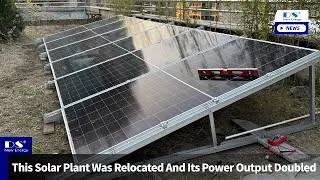 Thumbnail: This Solar Plant Was Relocated — And Its Power Output Doubled#solarsystem #solarpanels #electrical