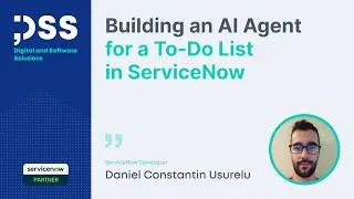 Thumbnail: Build an AI Agent for a To-Do List in ServiceNow (Yokohama Release) ✔️