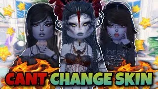 Thumbnail: ONLY Using The *DEFAULT SKIN* In Dress To Impress!! No Skintones ALLOWED?!?