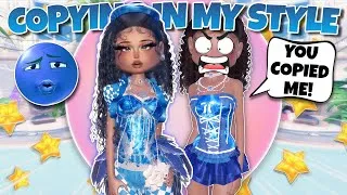 Thumbnail: *COPYING* Pros BUT Making Them *MY STYLE* In Dress To Impress!! (Roblox)