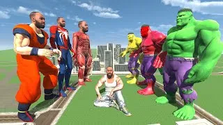 Thumbnail: Franklin Team vs Team Colorful Hulks - INDIAN BIKE DRIVING 3D