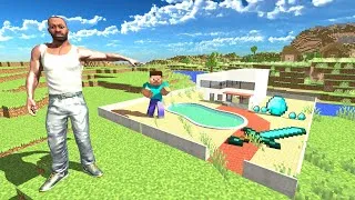 Thumbnail: Franklin and his House Got Stuck In Minecraft World - INDIAN BIKES DRIVING 3D
