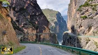 Thumbnail: Cliff Roads in Hidden Valleys 4K HDR - Dramatic Drive Through China's Deep Mountain Gorges