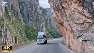 Thumbnail: Dramatic Cliffside Roads 4K HDR - Driving Through the Western Qinling Mountains