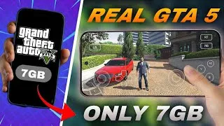 Thumbnail: REAL GTA 5 ONLY 7GB 🤯 || Can We Really Play GTA V on Mobile? Truth Revealed! 