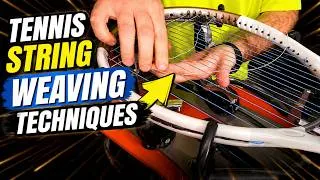 Thumbnail: How to weave tennis strings | Push weave | Pull weave