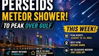 Thumbnail: Perseids meteor shower to peak over Gulf this week