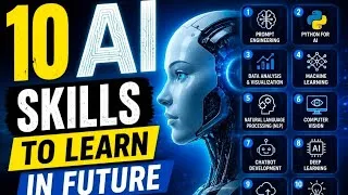 Thumbnail: TOP 10 AI SKILLS TO LEARN IN FUTURE | FUTURE AI SKILLS FOR BUSINESS