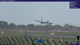 Thumbnail: Turkish Airlines A321neo Touch & Go at Dublin Airport During Storm Amy