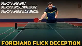 Thumbnail: Forehand Flick Deception | Advance Attack Tactical Tutorial | Table Tennis / Ping Pong
