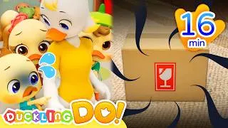 Thumbnail: Guess & Find! What's in the Box + and More🔍 | Kids Song CompilationㅣDuckling Do Nursery Rhymes