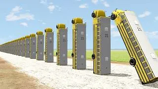 Thumbnail: School Bus DOMINOES! (Last one was funny)