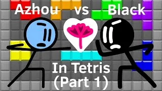 Thumbnail: Azhou vs Black in Tetris (Part 1)