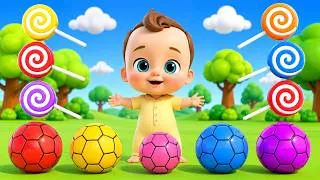 Thumbnail: Color Squish Ball | Dudu dada Nursery Rhymes & Kids Songs