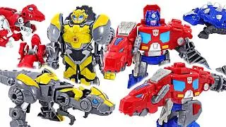Thumbnail: Epic Transformers Action: Dinobot Adventures with Optimus Prime & Bumblebee! 🦖 | DuDuPopTOY