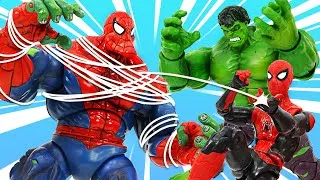 Thumbnail: Hulk, Spider-Man! Join forces to defeat Spider-Hulk! | DuDuPopTOY