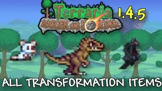 Thumbnail: Terraria 1.4.5 All New Transformation Items and How to Get Them