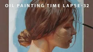 Thumbnail: Oil Painting Time Lapse_32 | Dulam Srinivas art