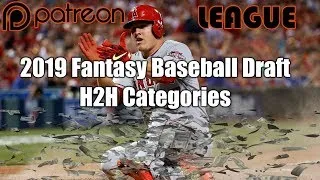 Thumbnail: 2019 Fantasy Baseball Live Draft H2H Caegories Dumb Guys Patreon League