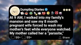 Thumbnail: At 9 AM, I walked into my family’s mansion and saw my 8 month pregnant wife forced...