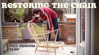 Thumbnail: Restoring A Wooden Chair (Paint stripping, sanding & waxing)