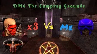 Thumbnail: Quake 3 DM6 The Camping Grounds Team Deathmatch vs 3 Nightmare Xaero's