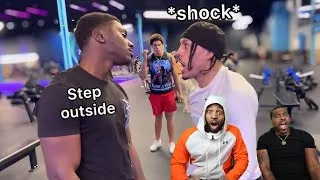 Thumbnail: Cocky Streamer Tries & FAILS To Initimidate Gym Worker (King Cid situation )
