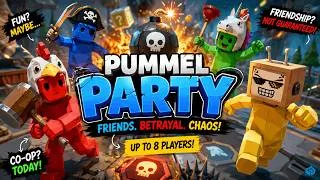 Thumbnail: Chaos, Betrayal & Pure Comedy! | Pummel Party Gameplay