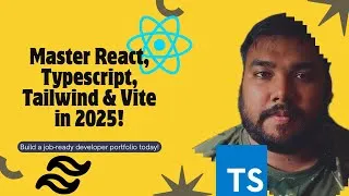 Thumbnail: How I’d Learn React, TypeScript & Tailwind in 2025 — A Practical Roadmap That Actually Works