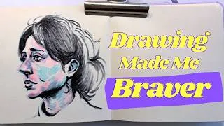 Thumbnail: The year I lost my job and found my worth | draw with me #sketchbook #artjourney #dailyart