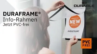 Thumbnail: Inforahmen DURAFRAME® PVC frei | Informationen professionell präsentieren | DURABLE
