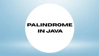 Thumbnail: Java program that checks whether a given string is palindrome or not?