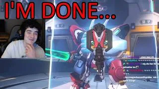 Thumbnail: Reinhardt one-trick reacts to D.Mon Overwatch Hero Trailer