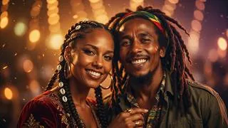 Thumbnail: 2026 Soulful Reggae Meets Smooth R&B Chill 🌞| Bob Marley & Alicia Keys - Carefree Groove