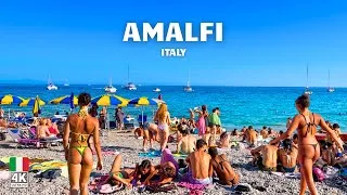 Thumbnail: Amalfi, Italy 4K Walking Tour 🇮🇹 | Amalfi Coast Beach Walk & Mediterranean Vibes 🍋