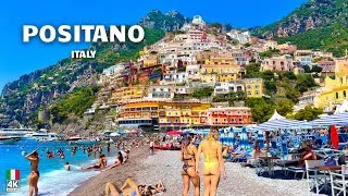 Thumbnail: Positano, Italy 4K Walk 🇮🇹 | Amalfi Coast luxury vibes, Beach walk & Cliffside houses