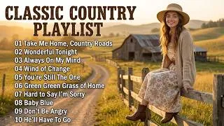 Thumbnail: Classic Country Music Timeless 60s 70s 80s 90s - Take Me Home Country Roads, Wonderful Tonight DRC