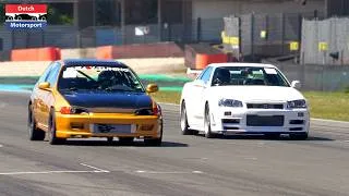 Thumbnail: Japanese Cars Drag Racing! - 1043HP Civic AWD Turbo, 1000HP+ R34 GTR, Supra, 370Z Turbo, ISF,...