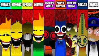 Thumbnail: Incredibox Sprunki RETAKE But EVERY New Normal VS Horror Monster VOICE Versions Comparison! New Mod