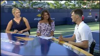 Thumbnail: Jamie Murray interview at the US Open - Prime Video - 30 August 2018