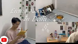 Thumbnail: Living alone in Delhi🤍 ☘️ || Post- Exam| Cooking🧑‍🍳 |Reading 📖 | Skincare|Healing🌿| FIFA World Cup 