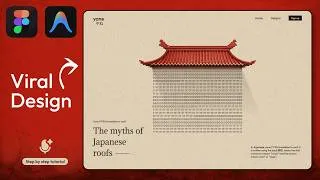 Thumbnail: Build this viral animated web design | Figma