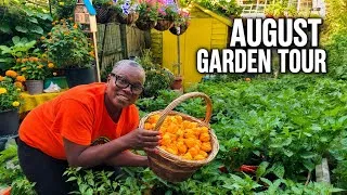 Thumbnail: My August Garden Is Bursting! 🌶️ Full Tour, Peppers, Harvests & Growing Tips