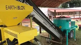 Thumbnail: Making Compressed Earth Blocks   Mechanical Mixing