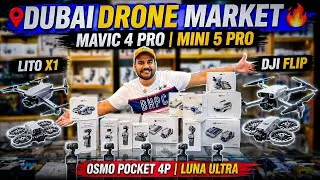 Thumbnail: DUBAI DRONE MARKET | DJI MINI 5 PRO Price in DUBAI | DJI MAVIC 4 PRO | DJI Pocket 4P | Luna Ultra