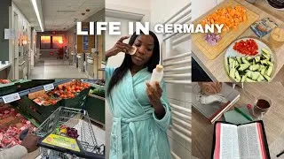 Thumbnail: DAY IN MY LIFE IN GERMANY BEFORE NIGHT SHIFT| Grocery Shopping,Cooking,SelfCare|Living alone diaries