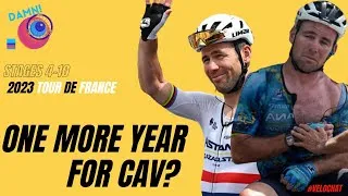 Thumbnail: One more year for Mark Cavendish? | 2023 Tour de France Stages 4-10 recap | DYE! Cycling Podcast # 3